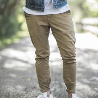 6595Hv Men's Straight Fit Chino Pants — Cotton Twill