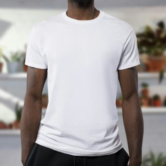 6595Hv Men's Classic Crew Neck T-Shirt — Soft Cotton Everyday Tee